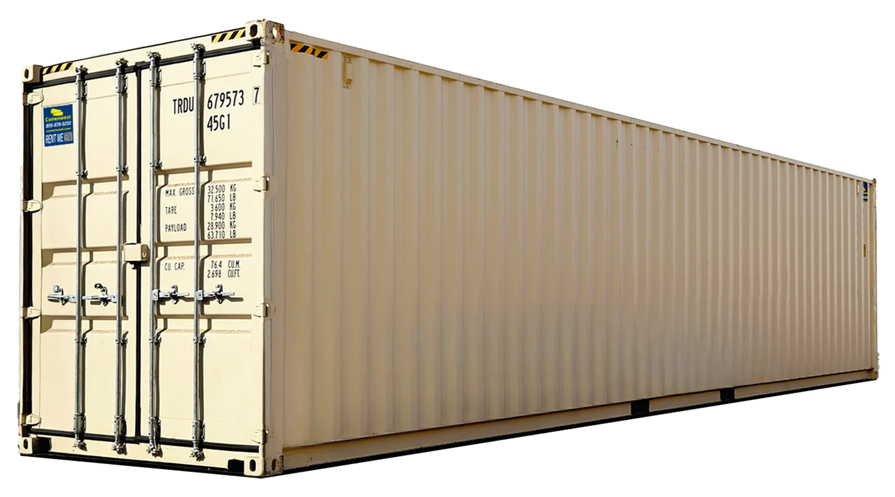 New 40ft high cube shipping container