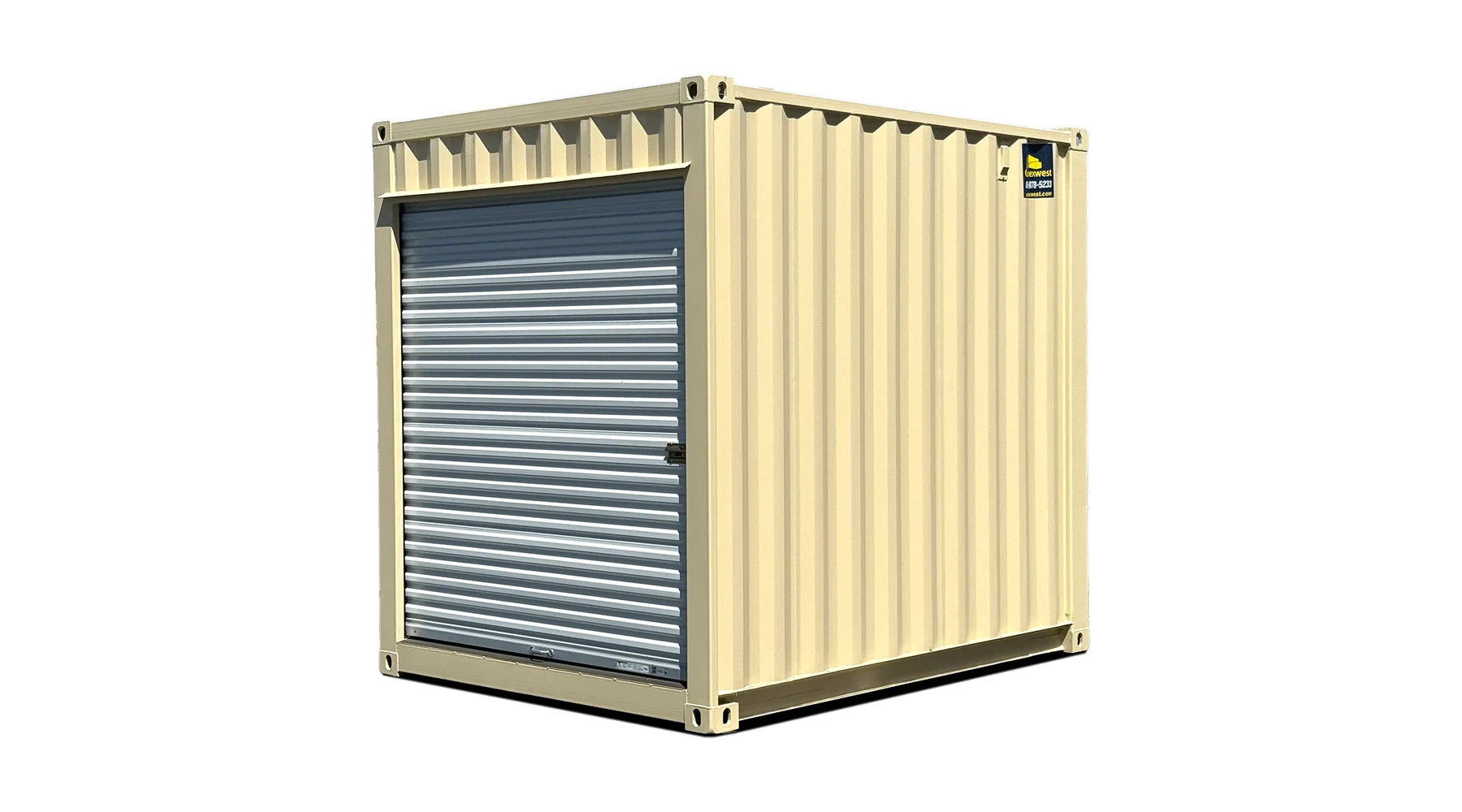 10ft New High Cube Storage Container w/ Roll-Up Door – product view 1