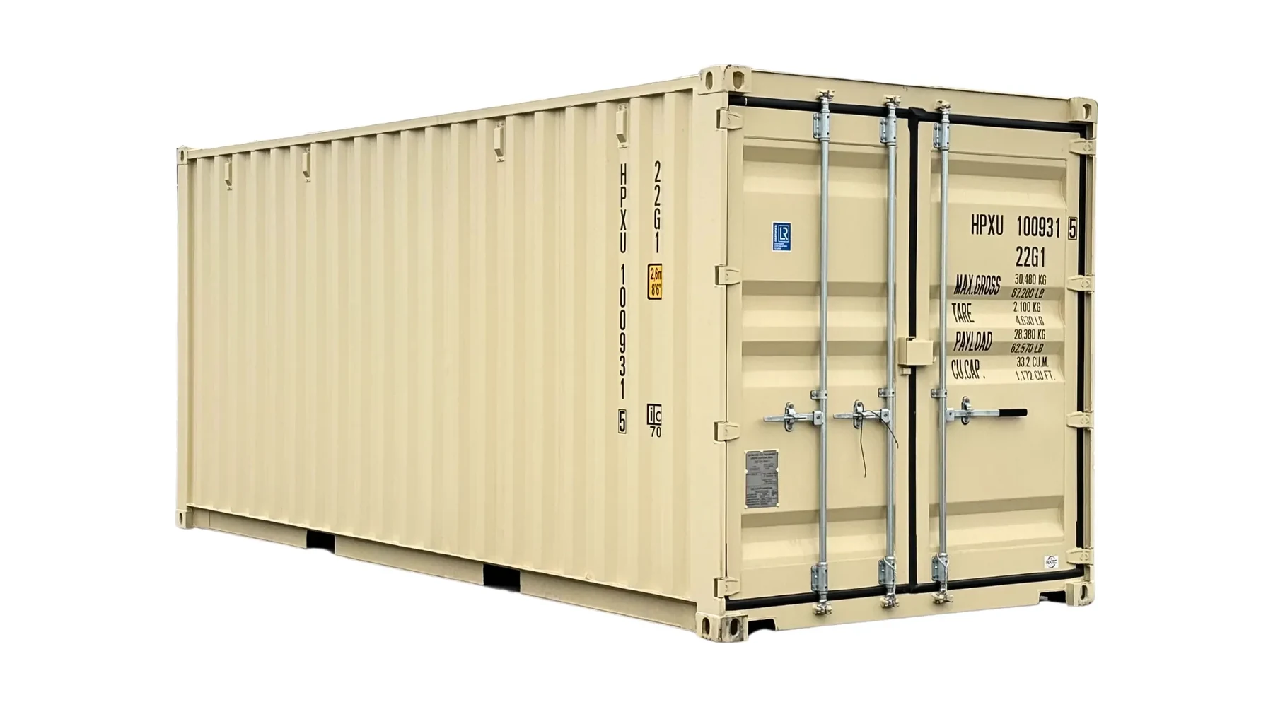 20ft New Shipping Container – product view 1