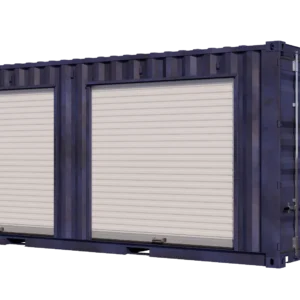 20ft Used Storage Container w/ One 8ft Roll-up Doors on Left Side – product view 5